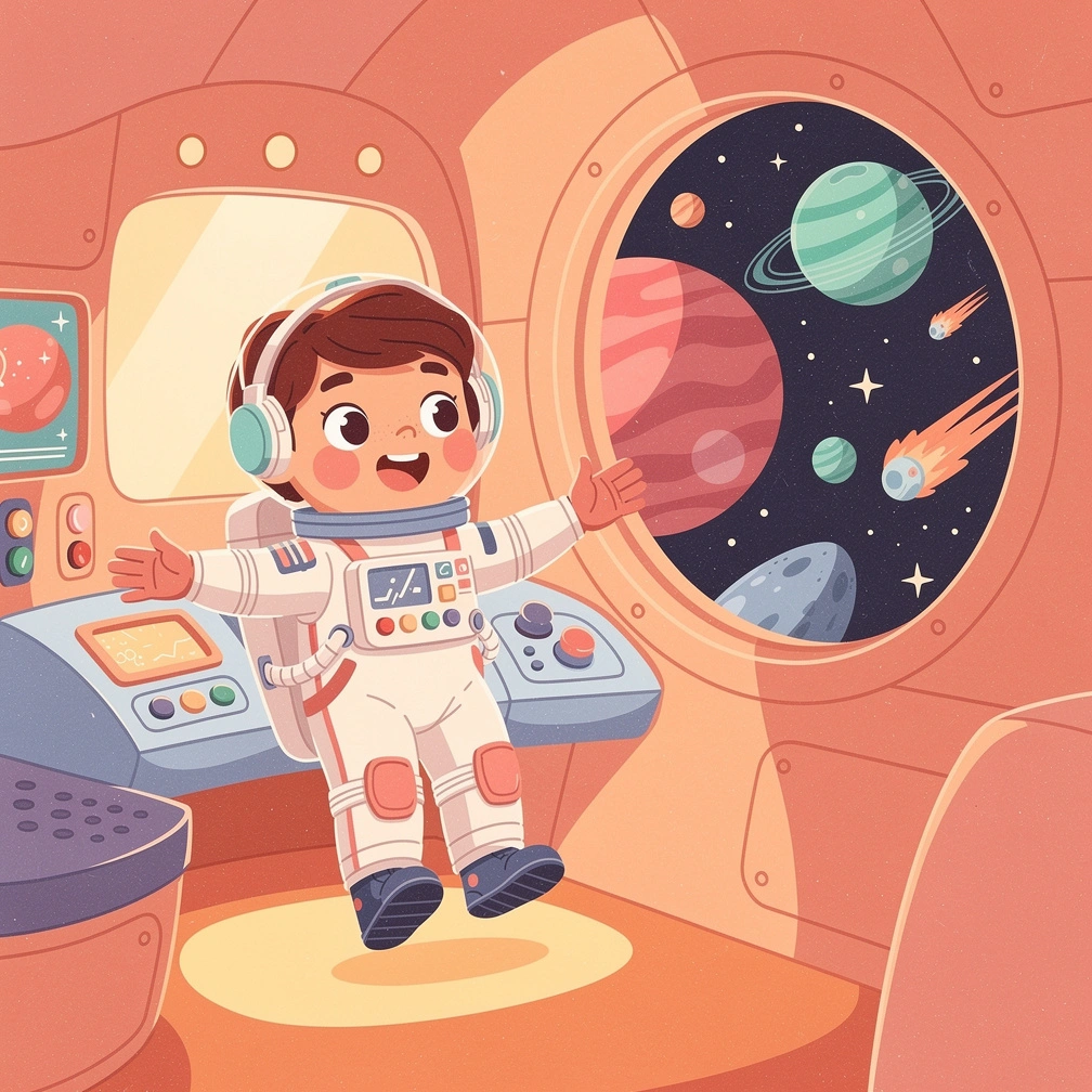 Sophie's Space Mission sample page
